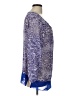 Rachel Roy 100% Polyester Purple 3/4 Sleeve Blouse Size L - photo 4