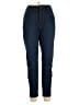 Curve Appeal Solid Blue Jeans Size 33 waist - photo 1