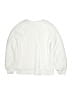 Hanna Andersson 100% Recycled Polyester Hearts White Pullover Sweater Size 12 - photo 2