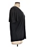 Ann Taylor 100% Polyester Black Short Sleeve Blouse Size L - photo 4