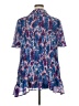 Only Necessities 100% Polyester Blue Short Sleeve Blouse Size 3X - photo 2