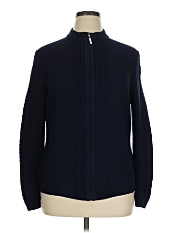 St. John Sport Wool Cardigan (view 1)