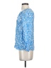 Lilly Pulitzer 100% Silk Blue Long Sleeve Silk Top Size XS - photo 5