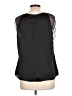 CAbi 100% Polyester Black Sleeveless Blouse Size L - photo 2