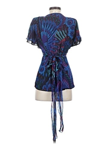 Nanette Lepore Short Sleeve Silk Top (view 2)