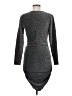 Leith Metallic Gray Cocktail Dress Size M - photo 2