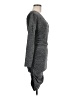 Leith Metallic Gray Cocktail Dress Size M - photo 4