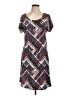 Threads 4 Thought Print Blue Casual Dress Size L - photo 1
