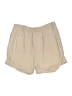 ATM 100% Linen Solid Tan Khaki Shorts Size 10 - photo 2