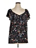 Sanctuary Black Short Sleeve Blouse Size XL - photo 1