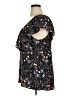 Sanctuary Black Short Sleeve Blouse Size XL - photo 5