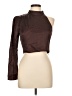 Zara Brown Long Sleeve Top Size L - photo 1