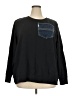 Just My Size Black Pullover Sweater Size 4X Plus - photo 1