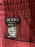 SOHO Apparel Ltd 100% Polyester Burgundy Casual Pants Size 6 - photo 4
