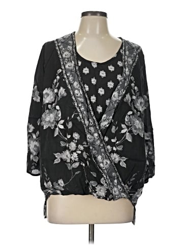 Tolani 3/4 Sleeve Blouse (view 1)