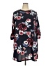 Apt. 9 Floral Black Casual Dress Size XXL - photo 1