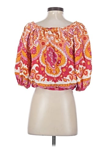 Haute Hippie 3/4 Sleeve Blouse (view 2)
