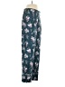 Rebecca Taylor Floral Teal Blue Silk Pants Size 4 - photo 4