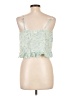 ABound 100% Rayon Green Sleeveless Blouse Size L - photo 2