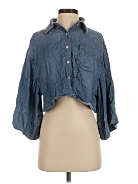 Bcbgmaxazria 3/4 Sleeve Button Down Shirt