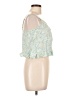ABound 100% Rayon Green Sleeveless Blouse Size L - photo 4