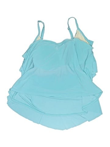 Aqua Green Swimsuit Top (view 2)