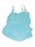 Aqua Green Teal Swimsuit Top Size 24w - photo 2