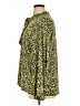 Susan Graver Animal Print Green Long Sleeve Blouse Size XL - photo 5