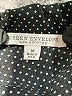 Green Envelope Polka Dots Black Formal Skirt Size M - photo 4