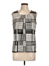 Kasper Black Sleeveless Blouse Size L - photo 1