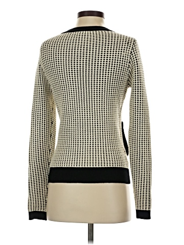 Pink Tartan Wool Cardigan (view 2)