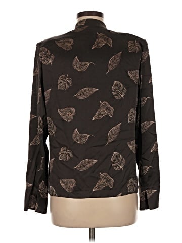 Carlisle Long Sleeve Silk Top (view 2)