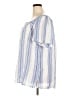 Talbots 100% Linen Stripes Blue Short Sleeve Blouse Size 3X - photo 5