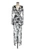 Va Va Voom Graphic Silver Cocktail Dress Size M - photo 1