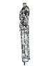 Va Va Voom Graphic Silver Cocktail Dress Size M - photo 5