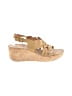 Korks 100% Leather Tan Wedges Size 11 - photo 1