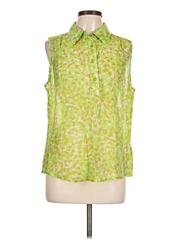 CAbi Sleeveless Button-Down Shirt (view 1)