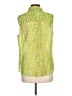 CAbi Green Sleeveless Button-Down Shirt Size L - photo 2