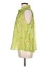 CAbi Green Sleeveless Button-Down Shirt Size L - photo 5