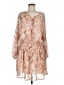 Easel 100% Polyester Paisley Pink Casual Dress Size M - photo 1