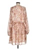 Easel 100% Polyester Paisley Pink Casual Dress Size M - photo 2