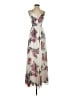 Windsor 100% Polyester Floral Ivory Casual Dress Size S - photo 1