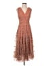 Max Studio Paisley Orange Cocktail Dress Size S - photo 1