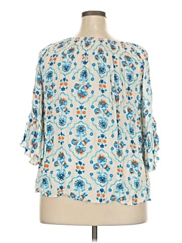 Cato 3/4 Sleeve Blouse (view 2)