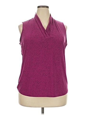Anne Klein Sleeveless Blouse (view 1)