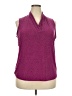Anne Klein Purple Sleeveless Blouse Size 2X - photo 1