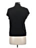 Aqua Black Short Sleeve Blouse Size M - photo 2