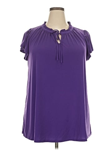 Lane Bryant Short Sleeve Blouse (view 1)