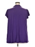 Lane Bryant Purple Short Sleeve Blouse Size 18 - 20 Plus - photo 2