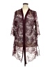 Le Bos Burgundy Kimono Size 22 - photo 1
